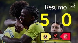 La Liga: Villarreal 5 - 0 Girona (2025-2026)