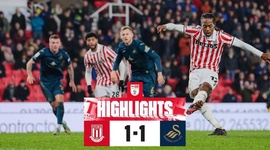 Championship: Stoke City 1 - 1 Swansea City (2023-2024)