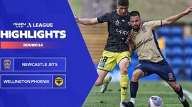 A-League: Newcastle Jets 1 - 2 Wellington Phoenix (2023-2024)