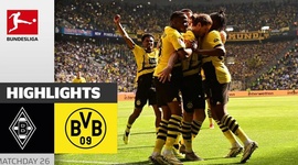 Bundesliga: Mönchengladbach 1 - 2 Dortmund (2023-2024)