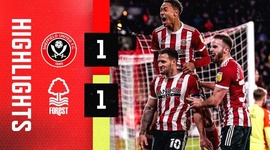 Championship: Sheffield Utd 1 - 1 Nottingham Forest (2021-2022)