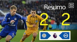 Premier League: Leicester 2 - 2 Brighton (2024-2025)
