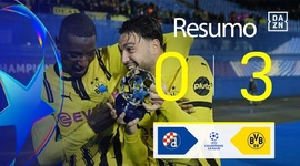 Liga Campeões: Dinamo Zagreb 0 - 3 Dortmund (2024-2025)
