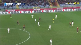 Serie A: Genoa vs Cagliari, Golo 1-0 L. Colombo (2025-2026)