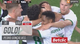 Liga Portugal Betclic: Sporting vs V. Guimarães, Golo 1-0 Pedro Gonçalves (2023-2024)