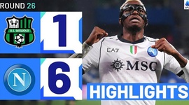 Serie A: Sassuolo 1 - 6 Napoli (2023-2024)