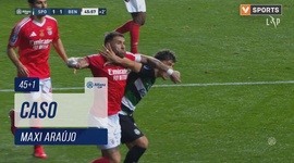 Allianz Cup: Sporting vs Benfica, Cartão Amarelo Maxi Araújo, 46' (2024-2025)