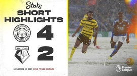 Premier League: Leicester 4 - 2 Watford (2021-2022)