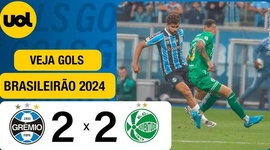 Brasileirão: Grêmio 2 - 2 Juventude (2024)
