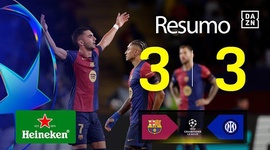 Liga Campeões: Barcelona 3 - 3 Inter (2024-2025)