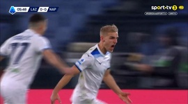 Serie A: Lazio vs Napoli, Golo 1-0 G. Isaksen (2024-2025)