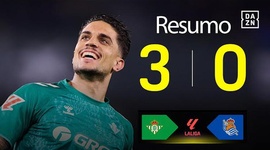 La Liga: Bétis 3 - 0 Real Sociedad (2024-2025)