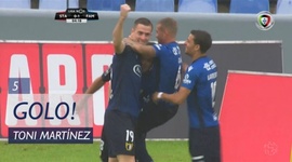 Famalicão, Toni Martínez aos 5', Sta. Clara 0-1 FC Famalicão
