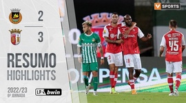 Liga Portugal Bwin: Rio Ave 2 - 3 Sp. Braga (2022-2023)