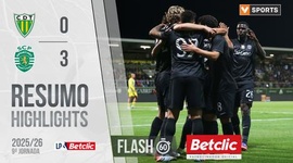 Liga Portugal Betclic: Tondela 0 - 3 Sporting (2025-2026)