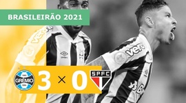 Brasileirão: Grêmio 3 - 0 São Paulo (2021)