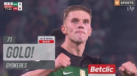 Liga Portugal Betclic: Sporting vs AVS SAD, Golo 3-0 Gyokeres (2024-2025)