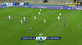 Serie A: Fiorentina vs Cremonese, Golo 1-0 M. Kean (2025-2026)