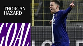 Eerste klasse A: Anderlecht vs Eupen, Golo 1-0 Hazard (2023-2024)