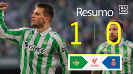 La Liga: Bétis 1 - 0 Espanyol (2024-2025)
