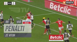 Liga Portugal Betclic: Benfica vs Nacional, Penálti Zé Vitor (VAR), 88' (2024-2025)
