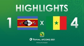 Qualificação CAN: Suazilândia 1 - 4 Senegal (2021)