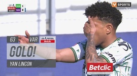 Liga Portugal Betclic: Moreirense vs Nacional, Golo 1-0 Yan Lincon (VAR) (2024-2025)