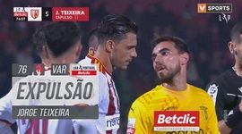 Liga Portugal Betclic: AVS SAD vs Sp. Braga, Expulsão Jorge Teixeira (VAR), 76' (2024-2025)