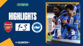 League Cup: Arsenal 1 - 3 Brighton (2022-2023)