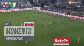 Liga Portugal Betclic: CF Estrela Amadora vs Rio Ave, Jogada Rodrigo Pinho, 99' (2024-2025)