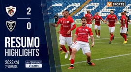 Liga Portugal 2 SABSEG: Santa Clara 2 - 0 Ac. Viseu (2023-2024)