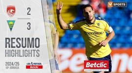 Liga Portugal Betclic: Santa Clara 2 - 3 Estoril (2024-2025)