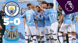 Premier League: Man City 5 - 0 Newcastle (2019-2020)