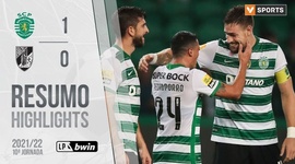 Liga Portugal Bwin: Sporting 1 - 0 V. Guimarães (2021-2022)