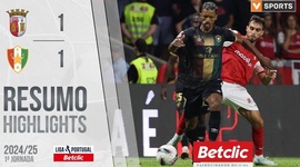 Liga Portugal Betclic: Sp. Braga 1 - 1 CF Estrela Amadora (2024-2025)