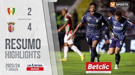 Liga Portugal Betclic: CF Estrela Amadora 2 - 4 Sp. Braga (2023-2024)