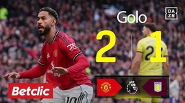 Premier League: Man Utd vs Aston Villa, Golo 2-1 Matheus Cunha (2025-2026)