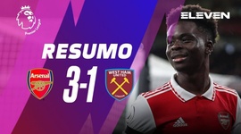 Premier League: Arsenal 3 - 1 West Ham (2022-2023)