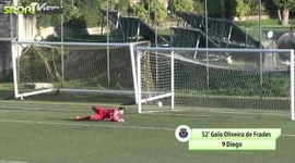 Divisão Honra AF Viseu: Oliv. Frades 2 - 0 Castro Daire (2013-2014)
