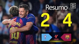 La Liga: Celta de Vigo 2 - 4 Barcelona (2025-2026)