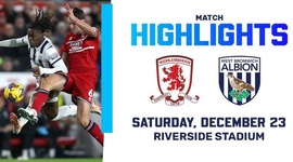 Championship: Middlesbrough 1 - 0 WBA (2023-2024)