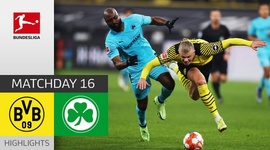 Bundesliga: Dortmund 3 - 0 SpVgg Greuther (2021-2022)