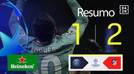 Liga Campeões: PSG 1 - 2 Atlético Madrid (2024-2025)