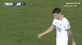 Serie A: Lecce vs Milan, Golo 2-2 C. Pulisic (2024-2025)