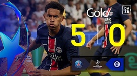 Liga Campeões: PSG vs Inter, Golo 5-0 Mayulu (2024-2025)