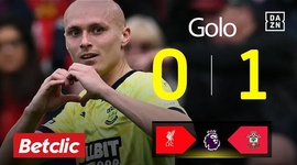 Premier League: Liverpool vs Southampton, Golo 0-1 Smallbone (2024-2025)