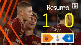 Liga Europa: Roma 1 - 0 Dynamo Kyiv (2024-2025)