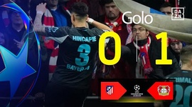 Liga Campeões: Atlético Madrid vs Leverkusen, Golo 0-1 Hincapié (2024-2025)