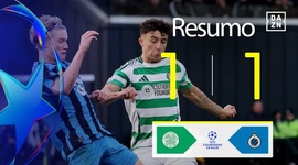 Liga Campeões: Celtic 1 - 1 Club Brugge (2024-2025)