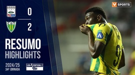 Liga Portugal 2 Meu Super: U. Leiria 0 - 2 Tondela (2024-2025)